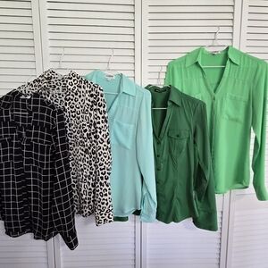 Express button down blouses XS